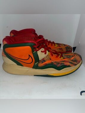 Nike Kyrie Infinity Basketball Sneakers DO9614-800, Safety Orange, 9.5